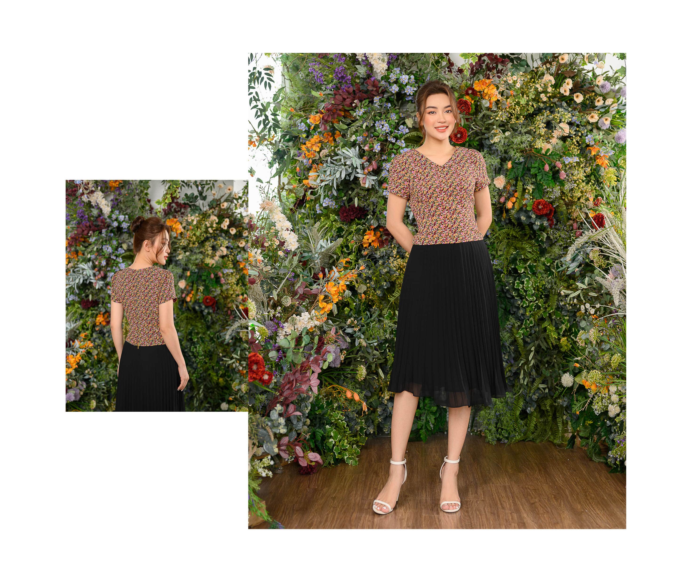 Chân rẻ quạt màu đen