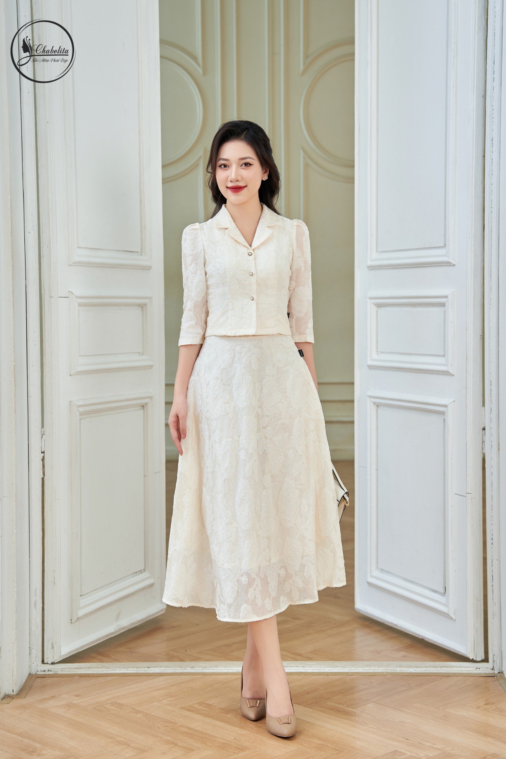 Set bộ ren màu da