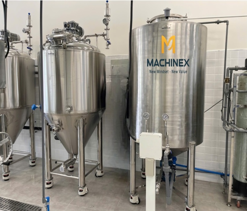 Dây chuyền sản xuất rượu sake Nhật Bản hiện đại