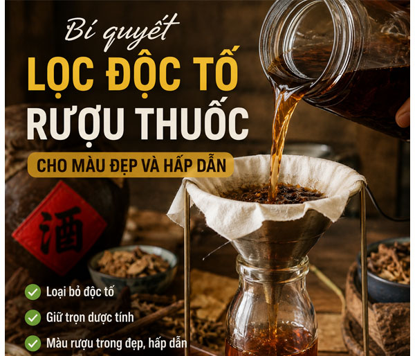 Bí quyết lọc độc tố rượu thuốc dễ dàng cho màu đẹp hấp dẫn