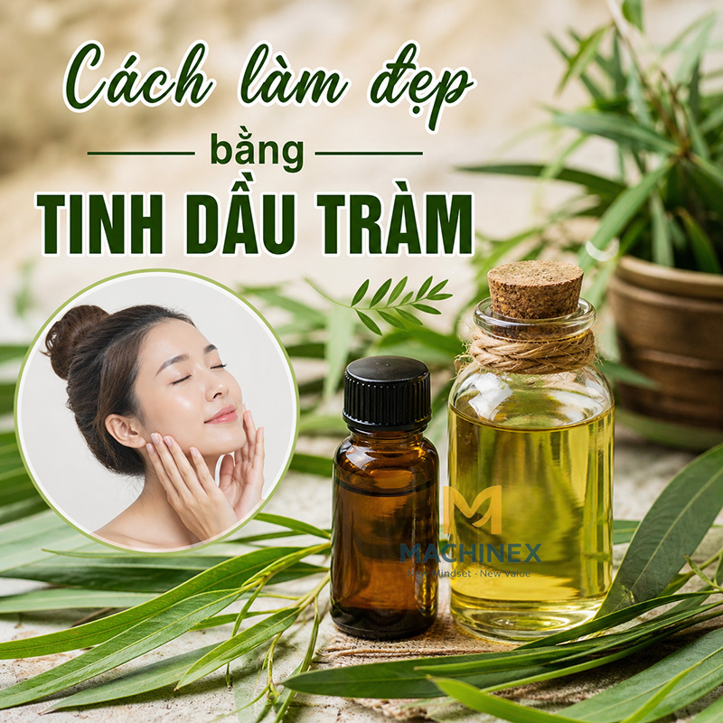 Các cách làm đẹp từ tinh dầu tràm