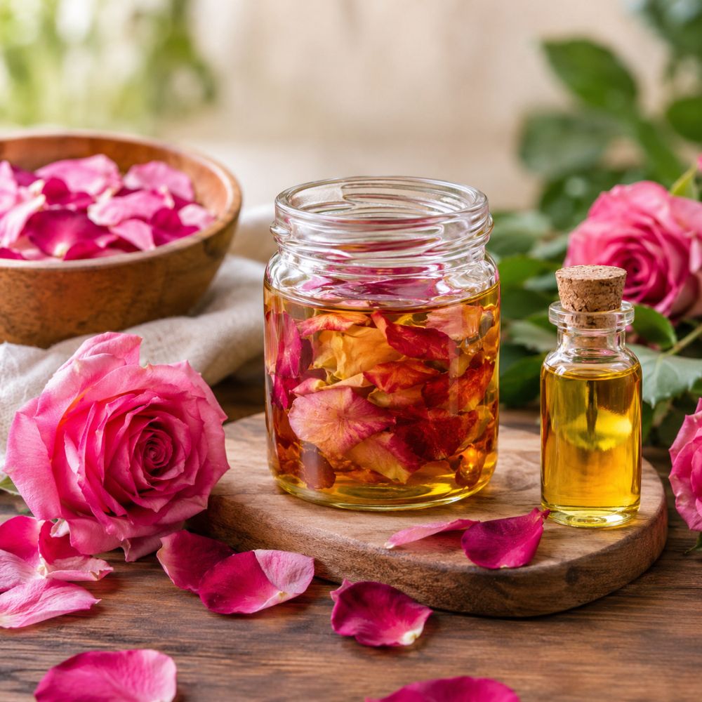 Bí Quyết Tự Chiết Xuất Tinh Dầu Hoa Hồng Ép Nóng Nguyên Chất