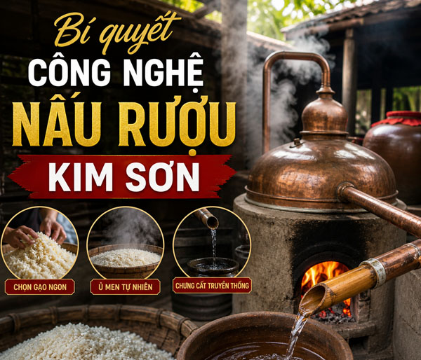 Bí quyết công nghệ nấu rượu Kim Sơn khiến triệu người say