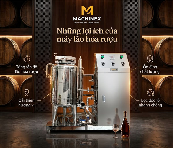 Những lợi ích của máy lão hóa rượu