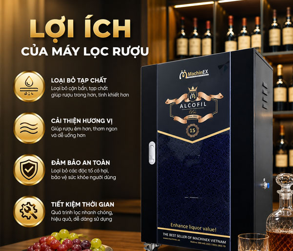 Lợi ích của máy lọc rượu- Lưu ý khi mua máy lọc độc tố rượu