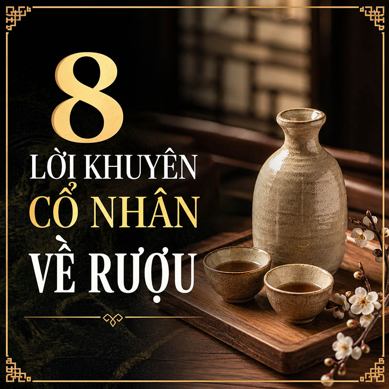 8 lời khuyên của cổ nhân về rượu - Uống sao cho đúng