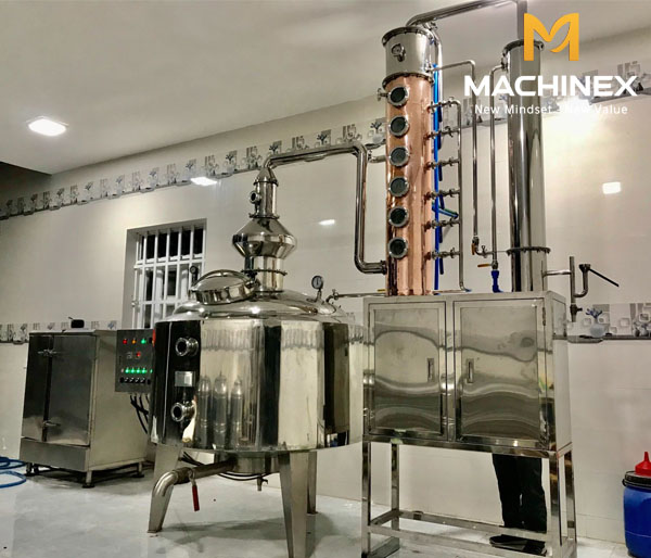 Nguyên lý hoạt động máy chưng cất rượu