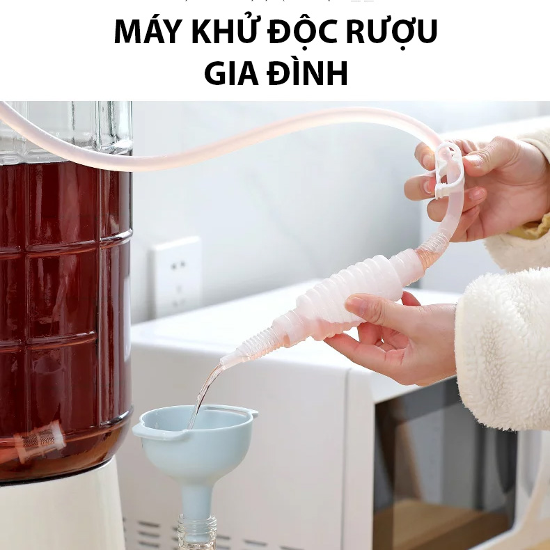 Lọc rượu chứa Methanol bằng máy khử độc rượu gia đình
