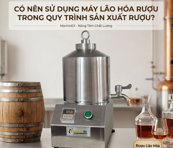 Có nên sử dụng máy lão hóa rượu trong quy trình sản xuất rượu