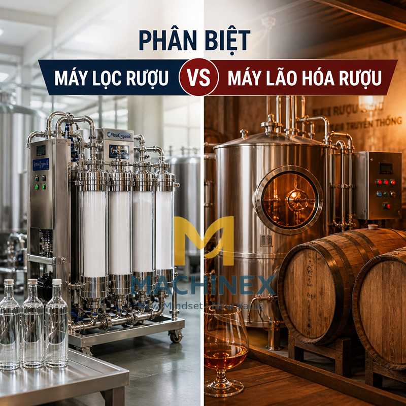 Phân biệt máy lọc rượu và máy lão hóa rượu