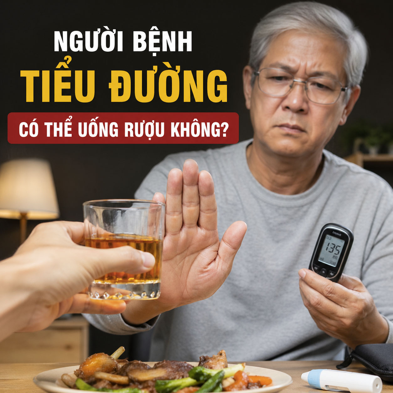 Người bệnh tiểu đường có thể uống rượu không?
