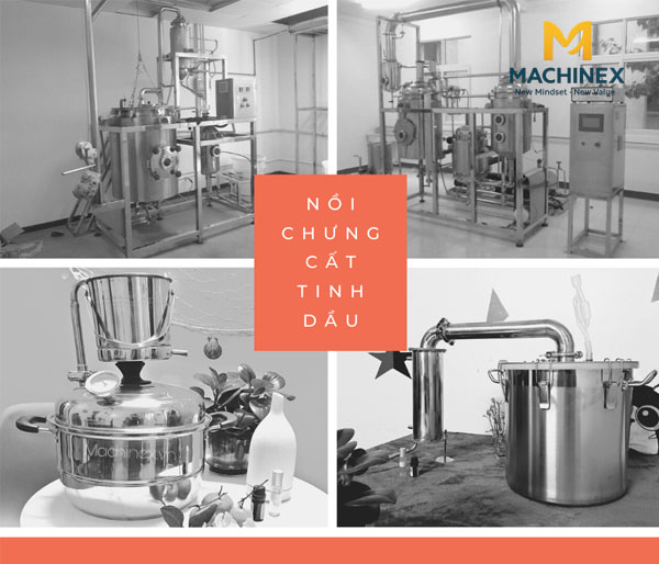 Nồi chưng cất tinh dầu điện có cần nước lạnh tuần hoàn?