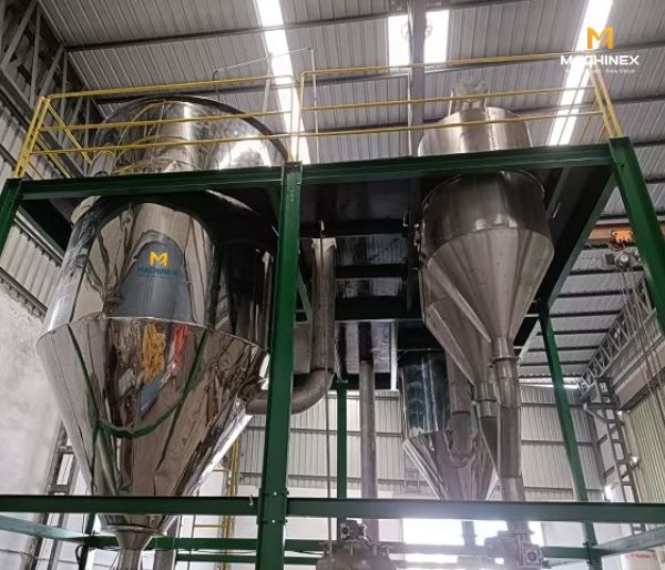 Quy Trình Sấy Phun Thực Phẩm Sản Xuất Bột Công Nghiệp Chuyên Nghiệp