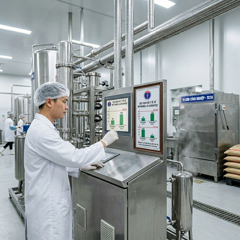 Quy định của bộ y tế về hàm lượng Methanol và Andehit có trong rượu