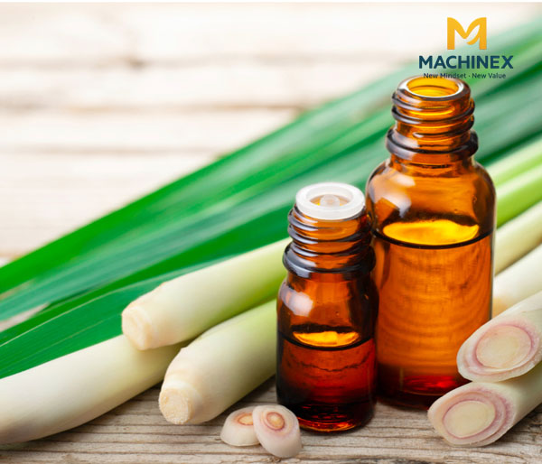 Tinh dầu sả nguyên chất của Machinex không bị vẩn đục dù để lâu