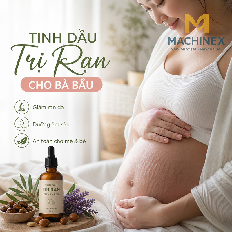 7 Loại tinh dầu tốt trị rạn cho mẹ bầu