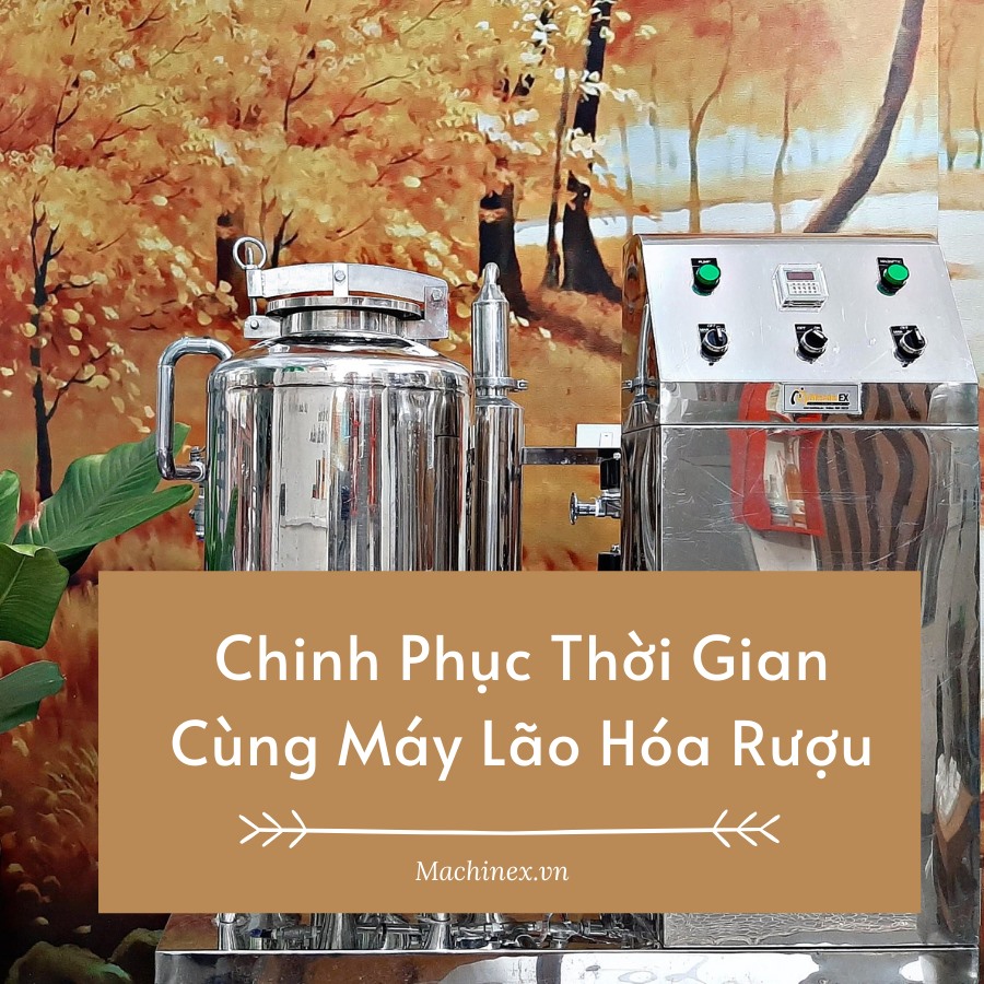 Công nghệ làm già rượu bằng cách sử dụng máy làm già tuổi rượu