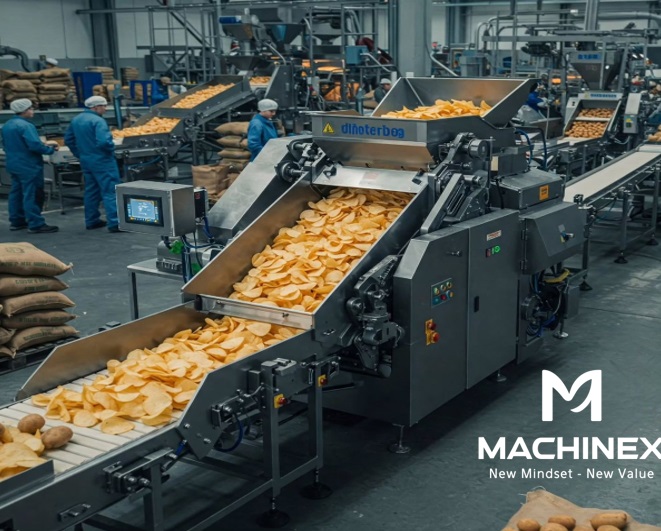 Máy chiên snack công nghiệp