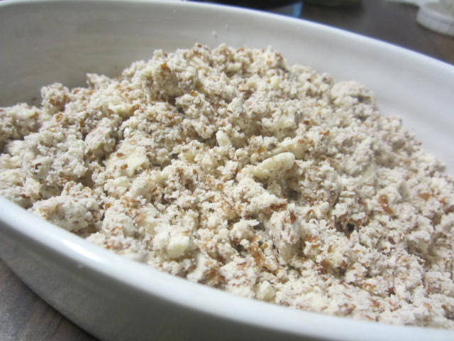 bã dừa sau khi ép nước cốt
