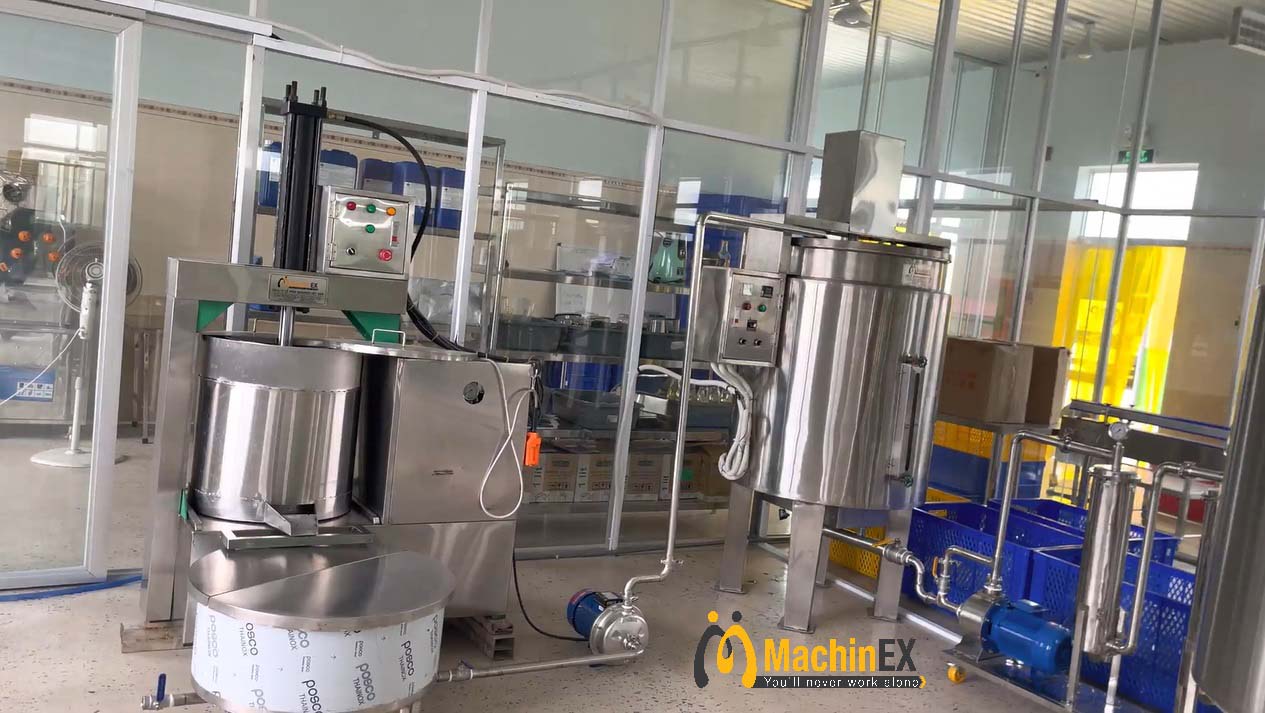Bồn gia nhiệt cánh khuấy 500l