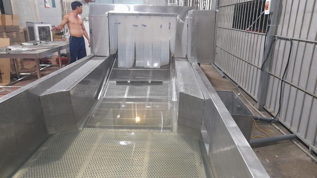 bồn rửa trái cây sục khí