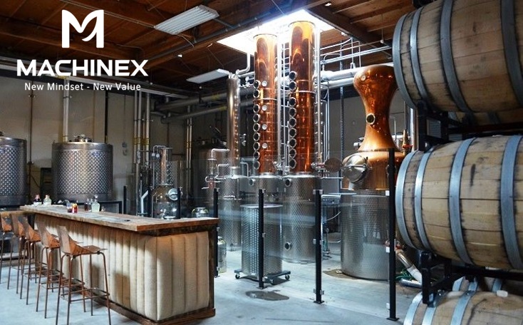 Quy trình chưng cất rượu khép kín