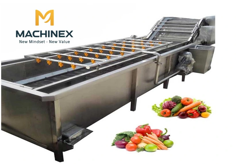 công nghệ rửa trái cây tự động