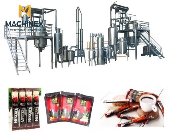 Dây chuyền sản xuất bột cafe hòa tan