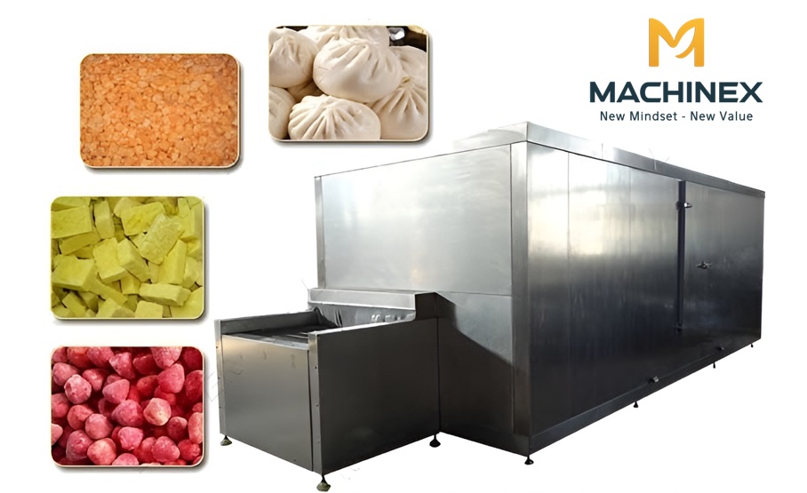 Dây chuyền cấp đông IQF trái cây