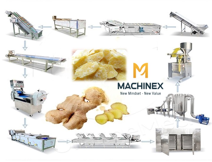 Quy trình sản xuất gừng sấy dẻo