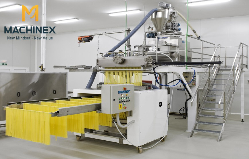 dây chuyền sản xuất mì ăn liền công suất lớn