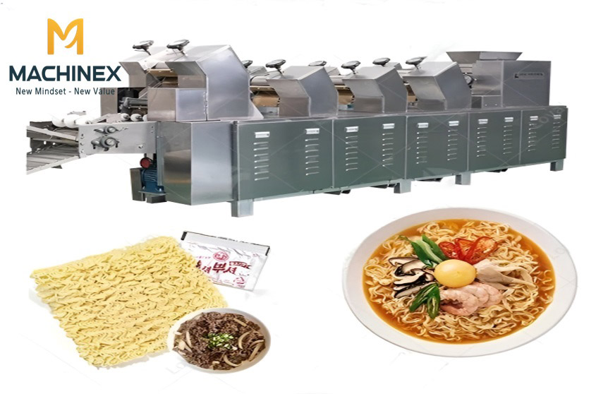 Dây chuyền chế biến mỳ ăn liền machinex