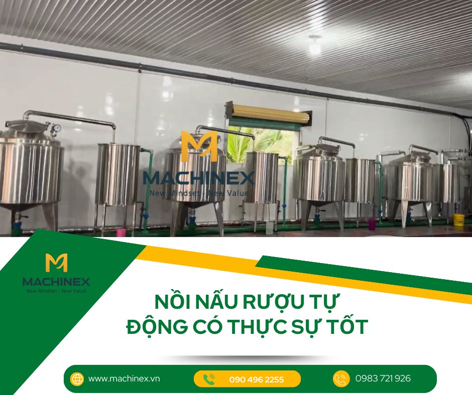 Dây chuyền sản xuất rượu truyền thống