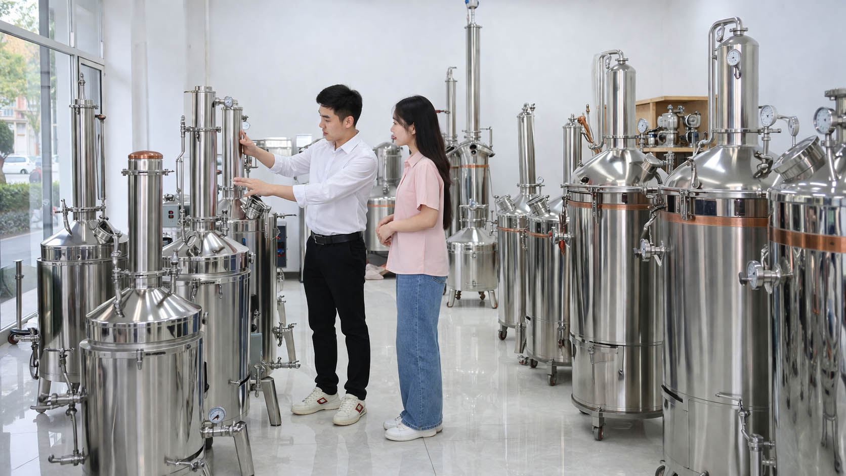 địa chỉ mua nồi chưng cất tinh dầu