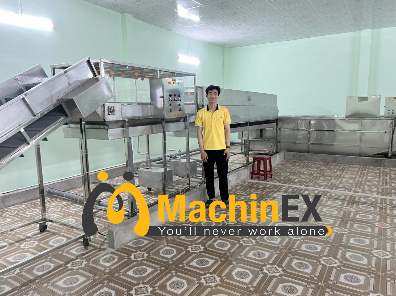 dự án máy rửa bưởi