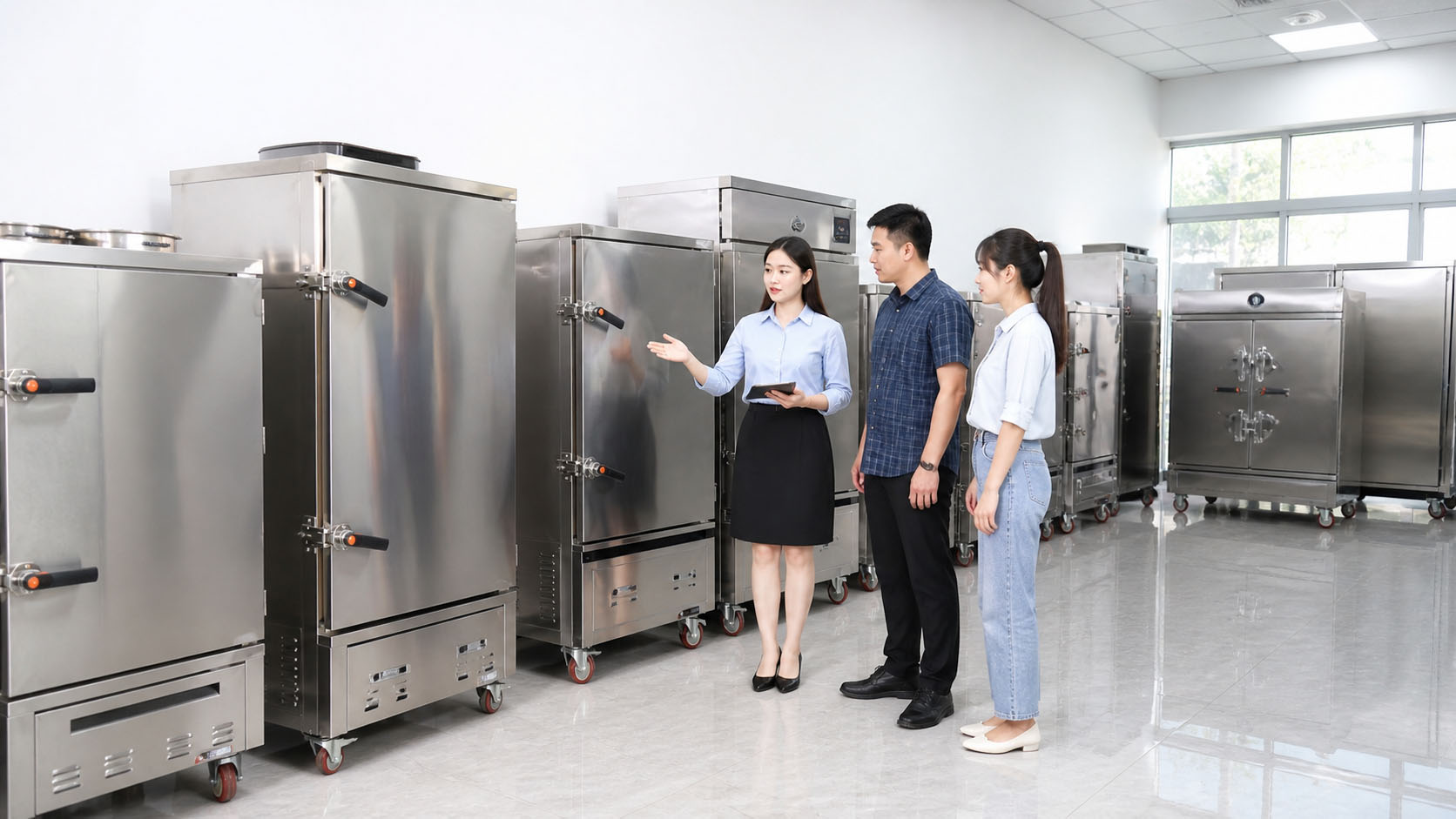 giá tủ nấu cơm công nghiệp