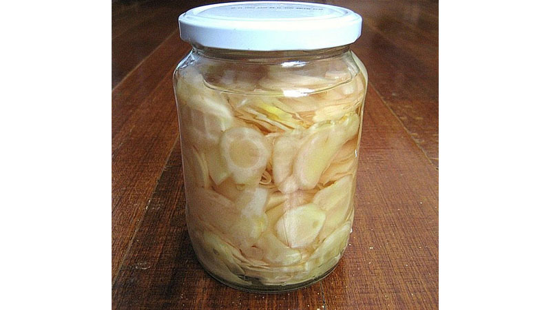 Gừng tươi ngâm rượu