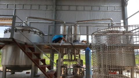 hệ thống chưng cất tinh dầu