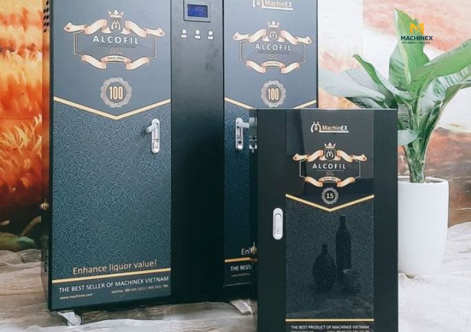 Máy lọc rượu Alcofil dung tích từ 30 - 50 lít