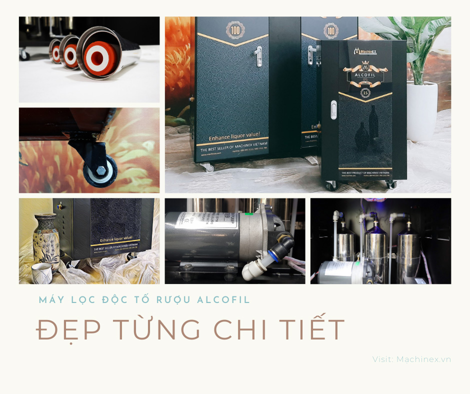 máy khử độc tố rượu alcofil