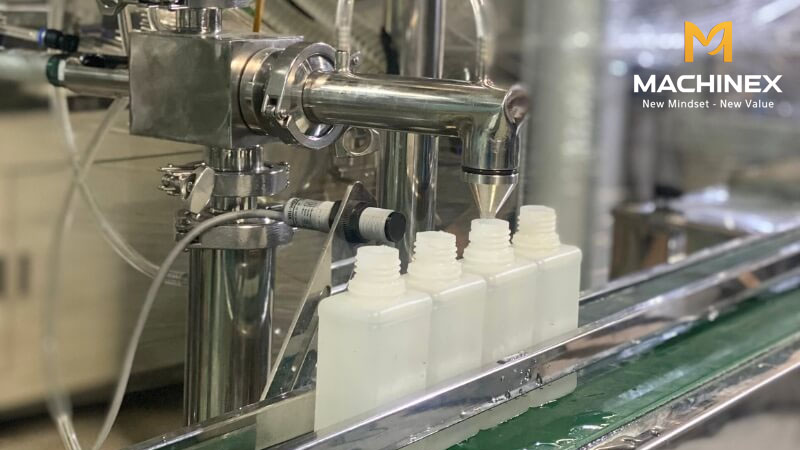 Máy chiết rót cho mỹ phẩm, hóa chất, thực phẩm