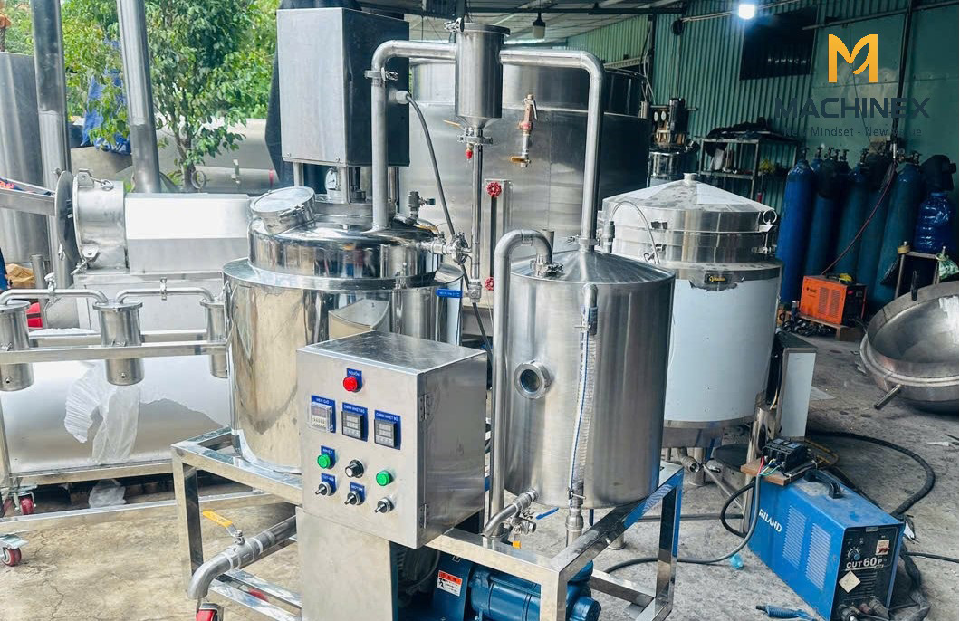 máy cô đặc dược liệu công nghiệp 100l