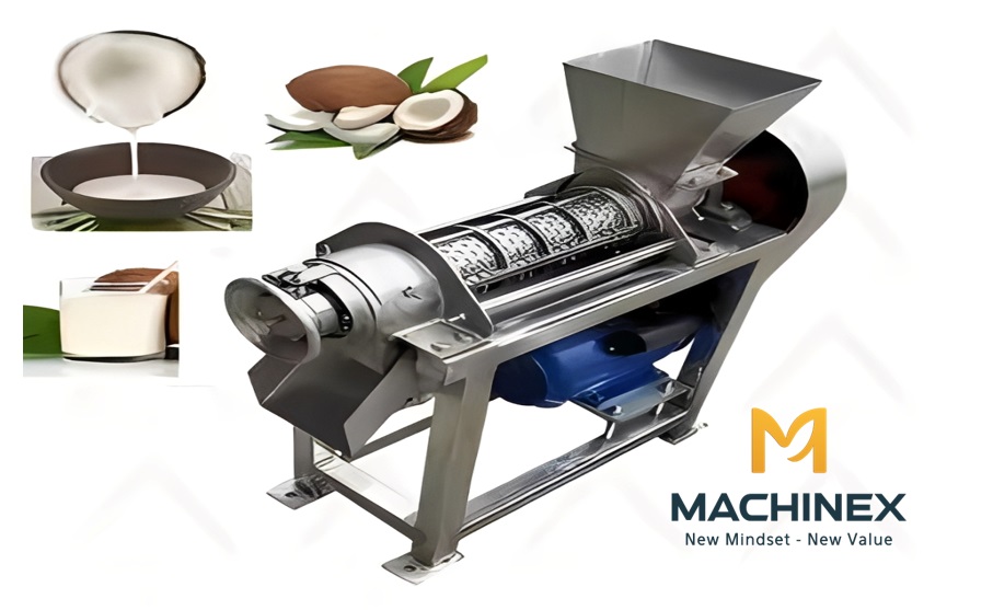 Máy ép dầu dừa lạnh công nghiệp