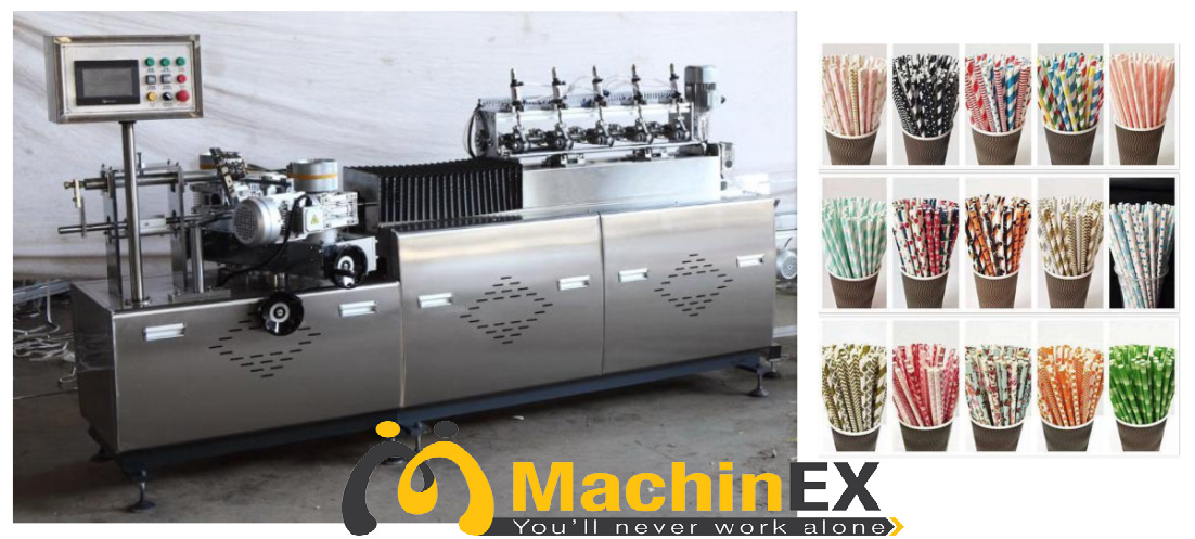 máy làm ống hút giấy