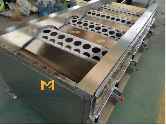 máy phân loại trái cây cổng xả xả dốc