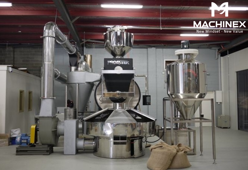Máy rang cà phê công nghiệp 10kg