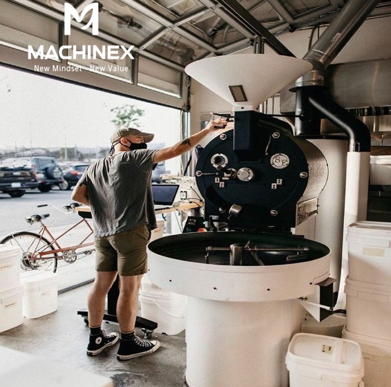 Máy rang cà phê công nghiệp 250kg