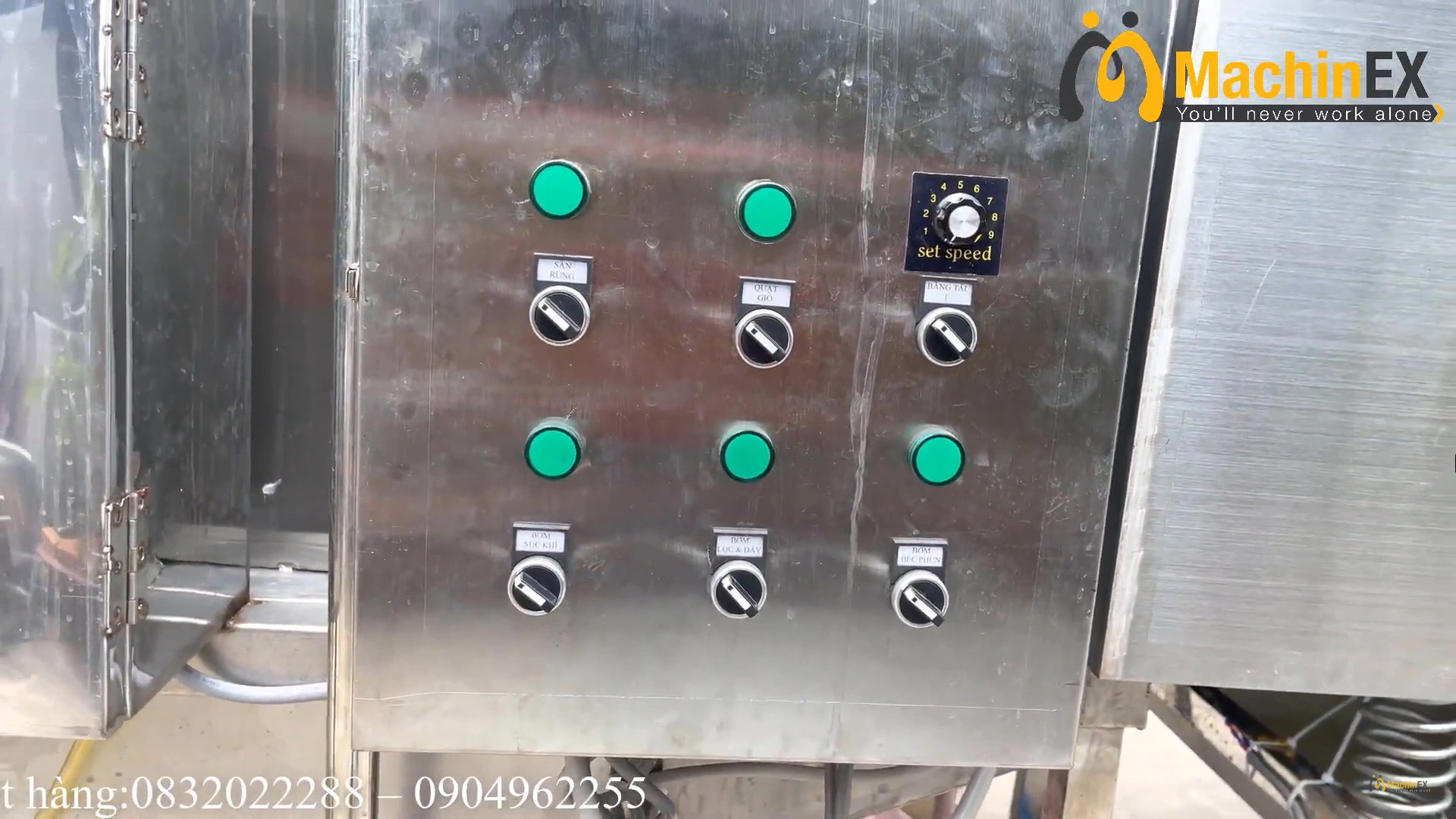 máy rửa trái cây tự động