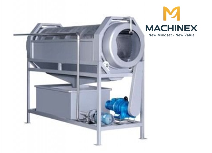 Máy rửa dạng lồng quay cho nông sản