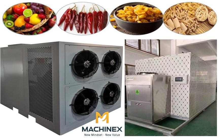 Hệ thống sấy bơm nhiệt công nghiệp